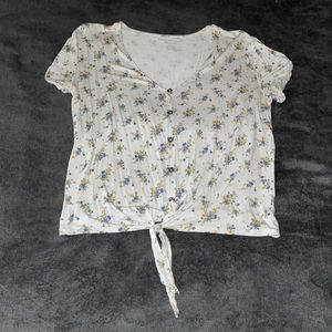 Medium floral American Eagle shirt